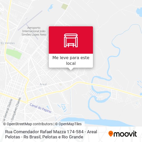 Rua Comendador Rafael Mazza 174-584 - Areal Pelotas - Rs Brasil mapa