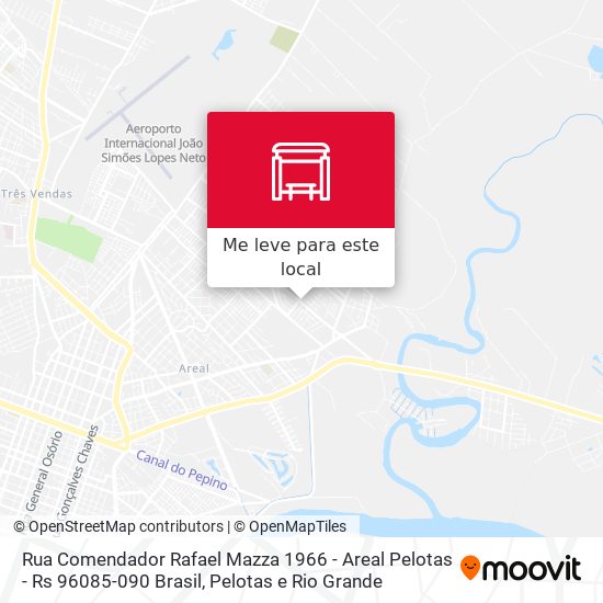 Rua Comendador Rafael Mazza 1966 - Areal Pelotas - Rs 96085-090 Brasil mapa