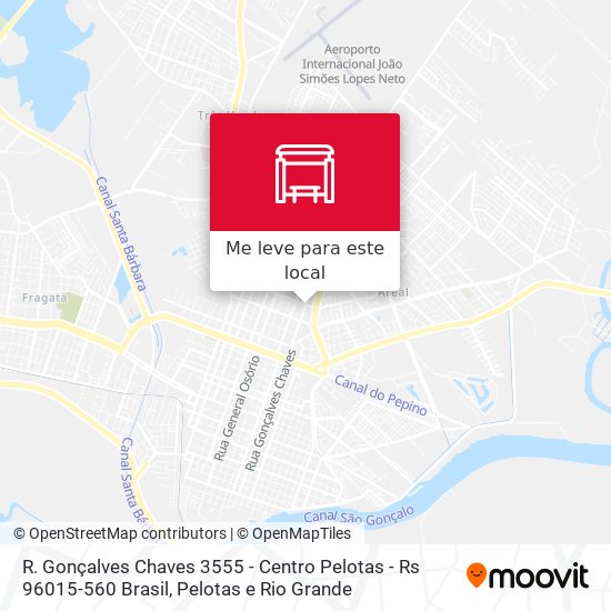 R. Gonçalves Chaves 3555 - Centro Pelotas - Rs 96015-560 Brasil mapa