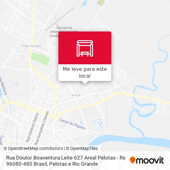 Rua Doutor Boaventura Leite 627 Areal Pelotas - Rs 96080-480 Brasil mapa