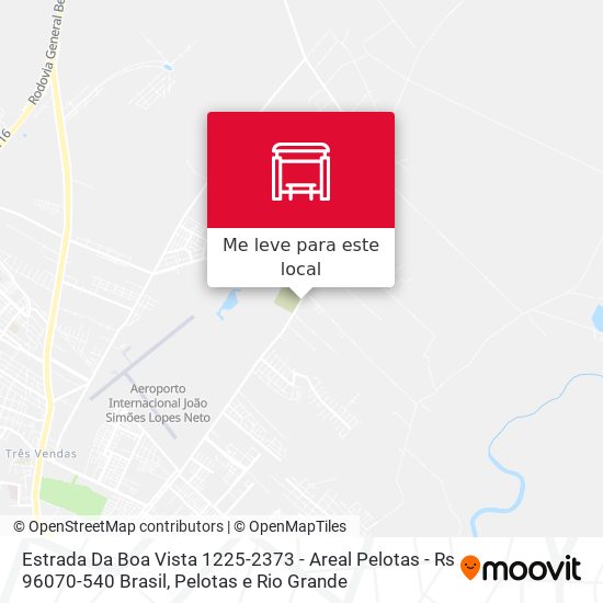 Estrada Da Boa Vista 1225-2373 - Areal Pelotas - Rs 96070-540 Brasil mapa