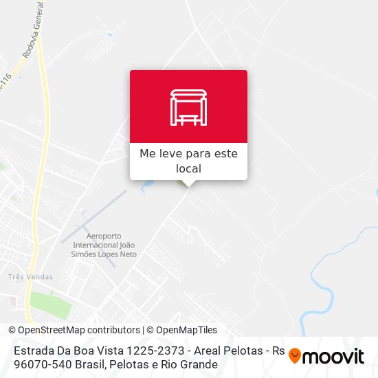 Estrada Da Boa Vista 1225-2373 - Areal Pelotas - Rs 96070-540 Brasil mapa