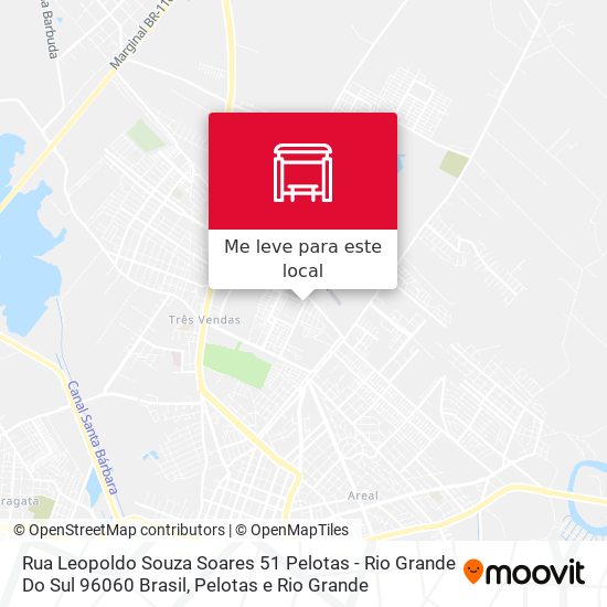 Rua Leopoldo Souza Soares 51 Pelotas - Rio Grande Do Sul 96060 Brasil mapa