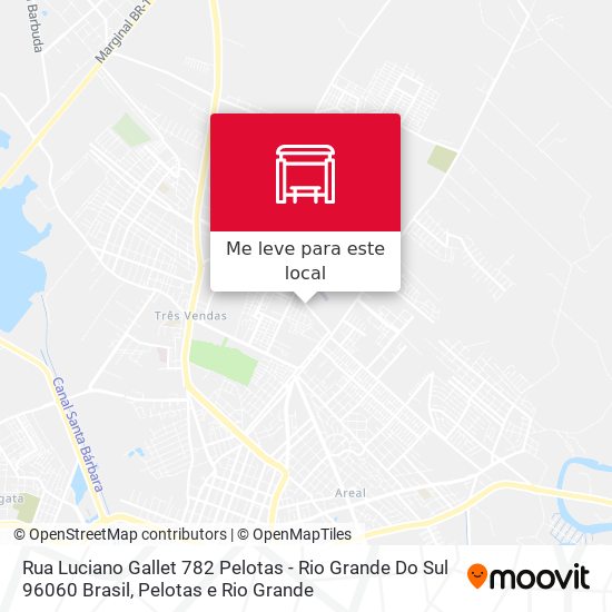 Rua Luciano Gallet 782 Pelotas - Rio Grande Do Sul 96060 Brasil mapa