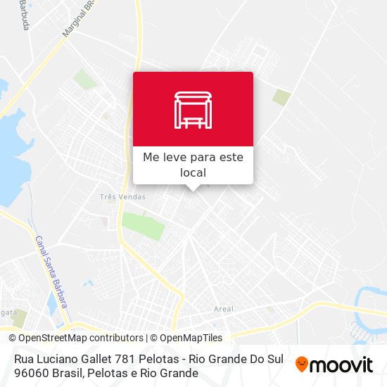 Rua Luciano Gallet 781 Pelotas - Rio Grande Do Sul 96060 Brasil mapa