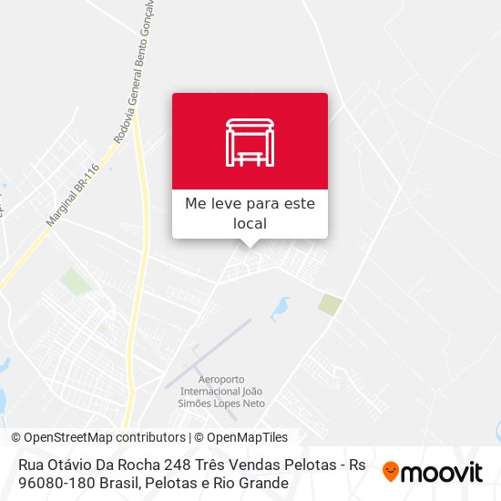 Rua Otávio Da Rocha 248 Três Vendas Pelotas - Rs 96080-180 Brasil mapa
