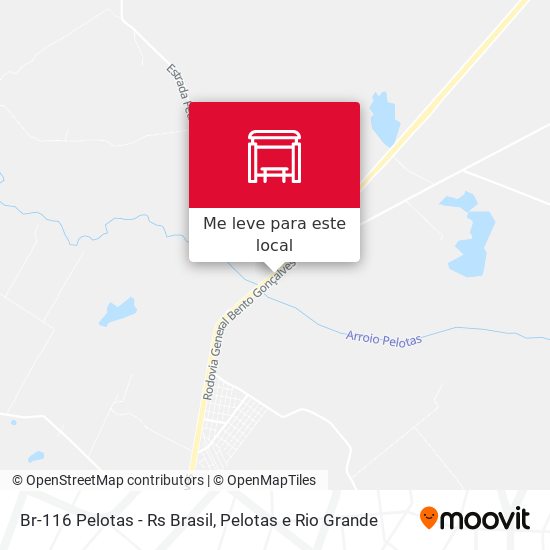 Br-116 Pelotas - Rs Brasil mapa