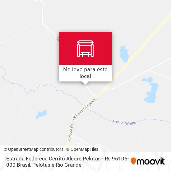 Estrada Federeca Cerrito Alegre Pelotas - Rs 96105-000 Brasil mapa