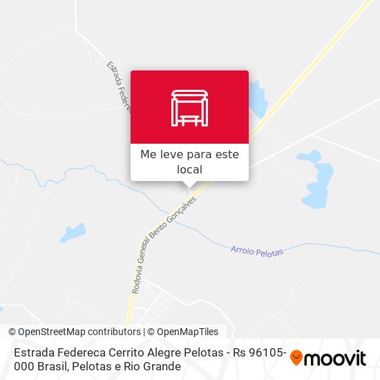 Estrada Federeca Cerrito Alegre Pelotas - Rs 96105-000 Brasil mapa