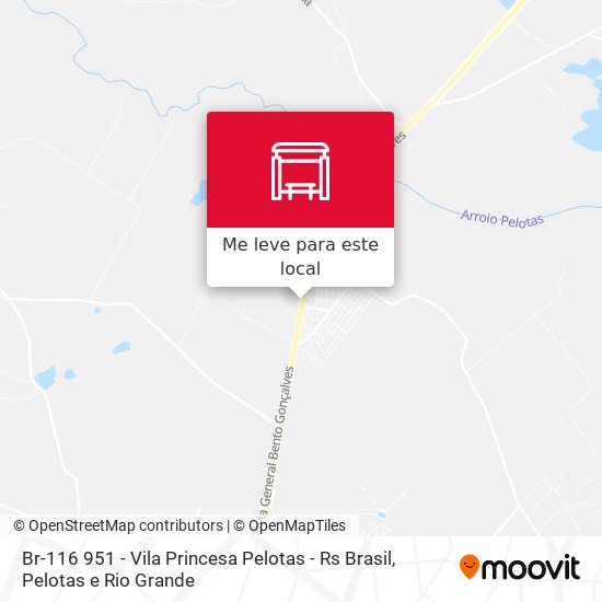 Br-116 951 - Vila Princesa Pelotas - Rs Brasil mapa