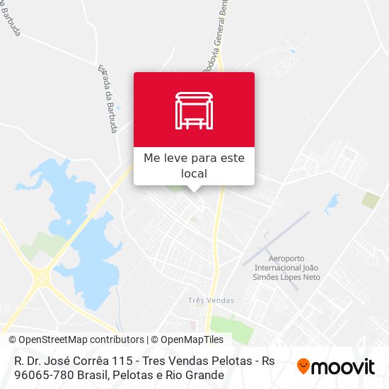 R. Dr. José Corrêa 115 - Tres Vendas Pelotas - Rs 96065-780 Brasil mapa