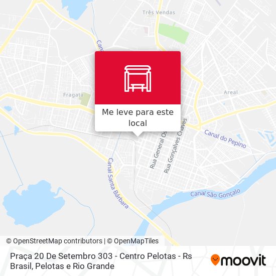 Praça 20 De Setembro 303 - Centro Pelotas - Rs Brasil mapa