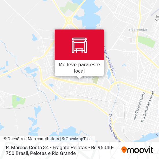 R. Marcos Costa 34 - Fragata Pelotas - Rs 96040-750 Brasil mapa