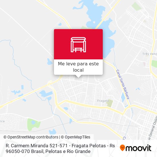 R. Carmem Miranda 521-571 - Fragata Pelotas - Rs 96050-070 Brasil mapa
