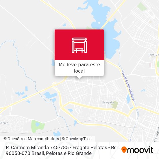 R. Carmem Miranda 745-785 - Fragata Pelotas - Rs 96050-070 Brasil mapa