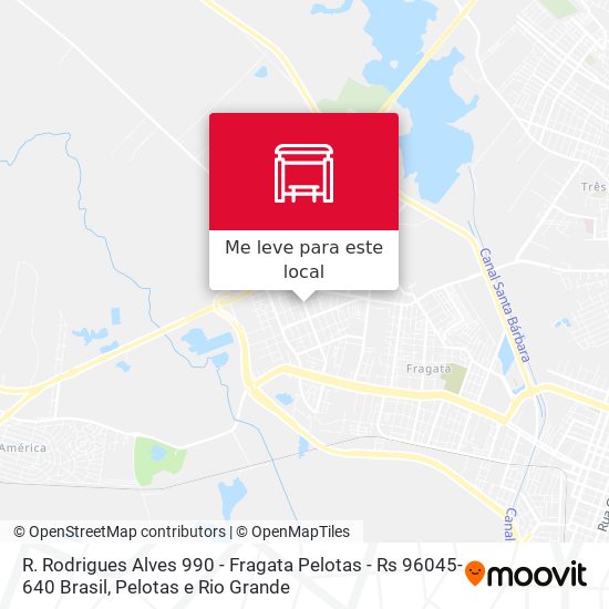 R. Rodrigues Alves 990 - Fragata Pelotas - Rs 96045-640 Brasil mapa