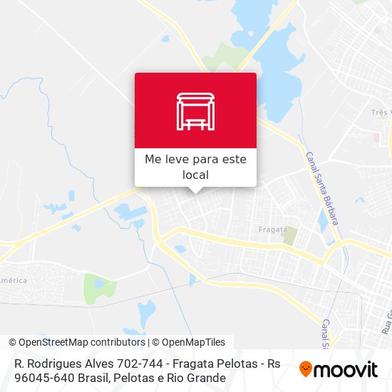 R. Rodrigues Alves 702-744 - Fragata Pelotas - Rs 96045-640 Brasil mapa