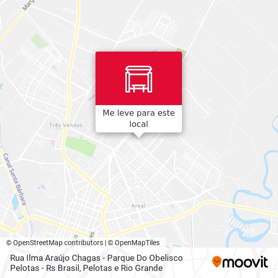 Rua Ilma Araújo Chagas - Parque Do Obelisco Pelotas - Rs Brasil mapa
