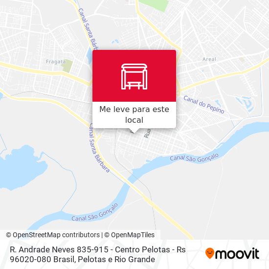 R. Andrade Neves 835-915 - Centro Pelotas - Rs 96020-080 Brasil mapa