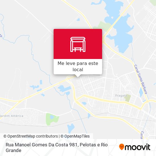 Rua Manoel Gomes Da Costa 981 mapa