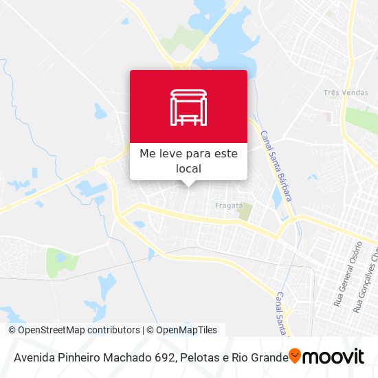 Avenida Pinheiro Machado 692 mapa