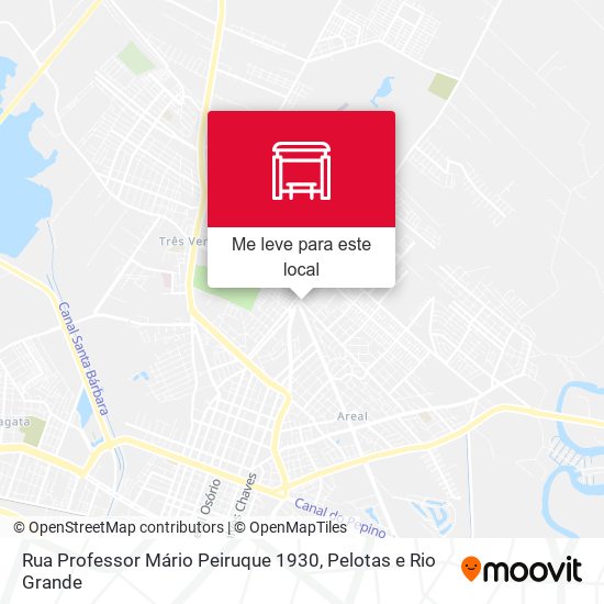 Rua Professor Mário Peiruque 1930 mapa
