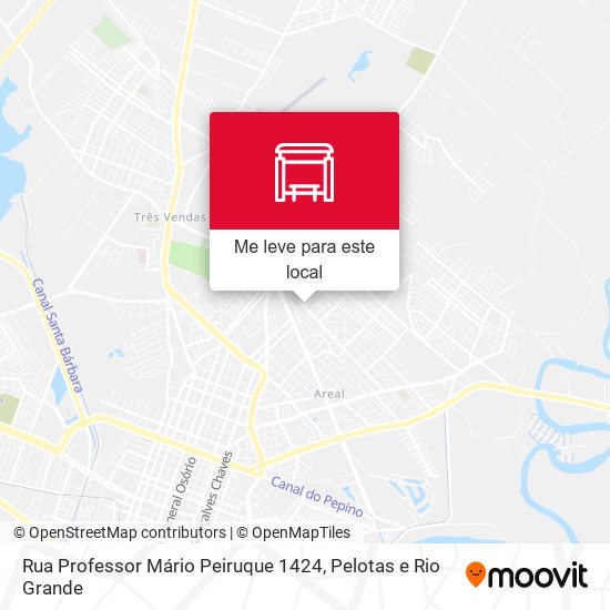 Rua Professor Mário Peiruque 1424 mapa