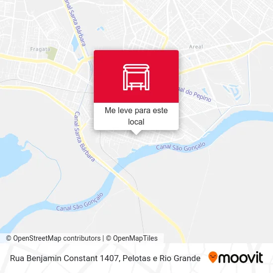Rua Benjamin Constant 1407 mapa
