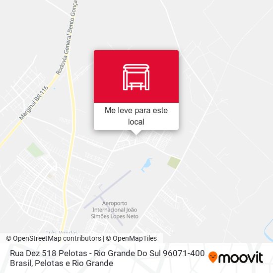 Rua Dez 518 Pelotas - Rio Grande Do Sul 96071-400 Brasil mapa