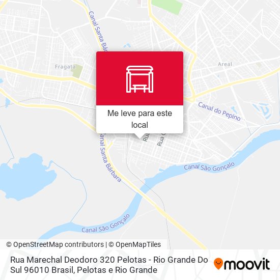 Rua Marechal Deodoro 320 Pelotas - Rio Grande Do Sul 96010 Brasil mapa