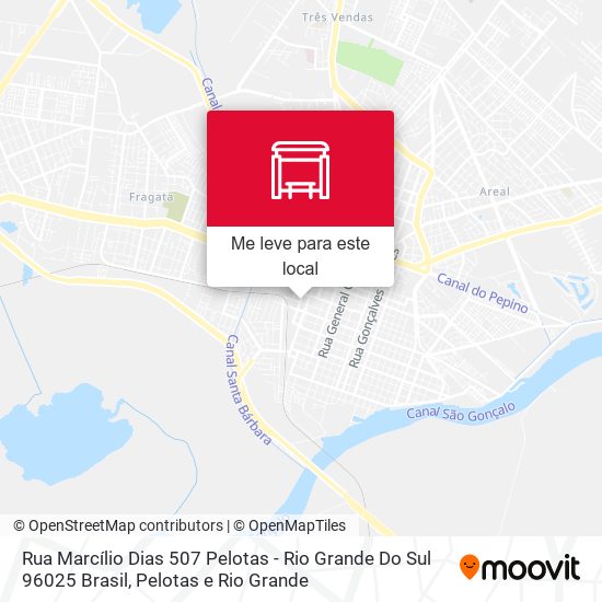 Rua Marcílio Dias 507 Pelotas - Rio Grande Do Sul 96025 Brasil mapa