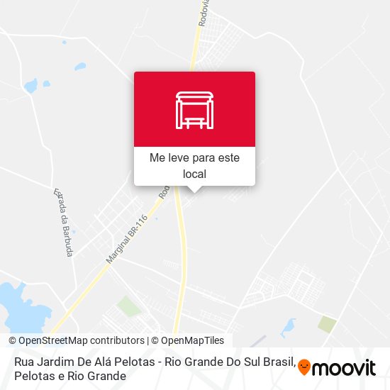 Rua Jardim De Alá Pelotas - Rio Grande Do Sul Brasil mapa