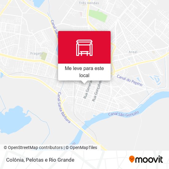 Colônia mapa