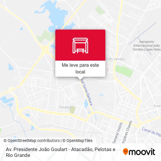 Av. Presidente João Goulart - Atacadão mapa