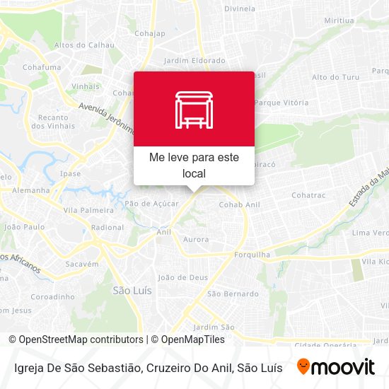 Igreja De São Sebastião, Cruzeiro Do Anil mapa
