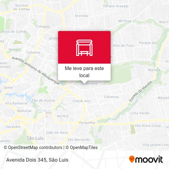 Avenida Dois 345 mapa