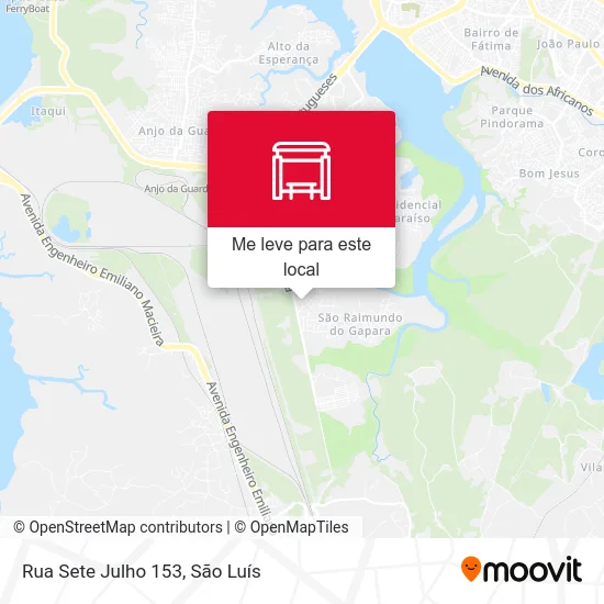 Rua Sete Julho 153 mapa