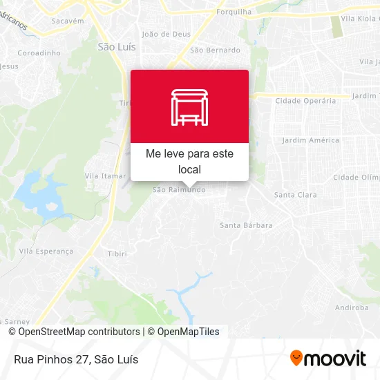 Rua Pinhos 27 mapa