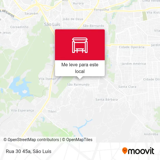 Rua 30 45a mapa