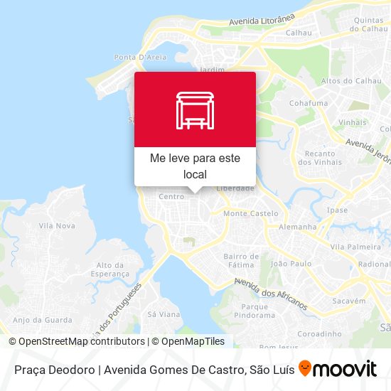 Praça Deodoro | Avenida Gomes De Castro mapa