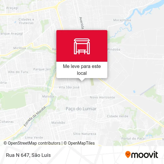 Rua N 647 mapa