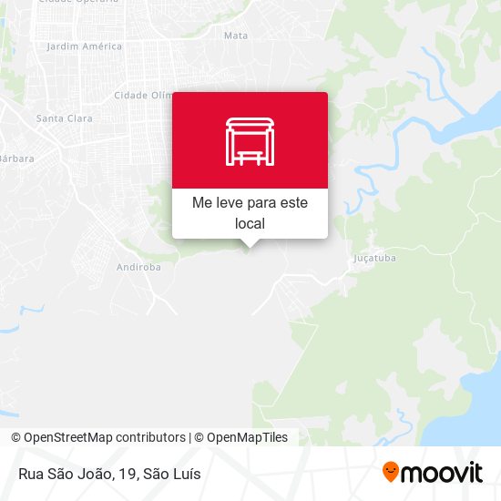 Rua São João, 19 mapa