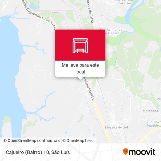 Cajueiro (Bairro) 10 mapa