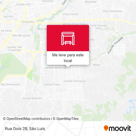 Rua Dois 28 mapa