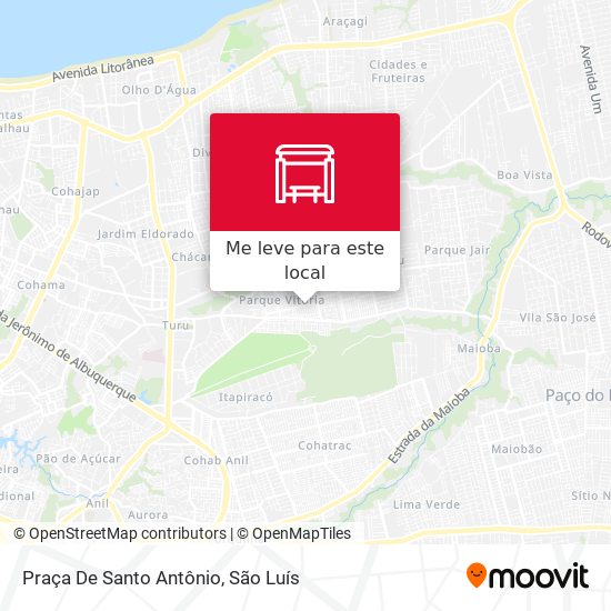 Praça De Santo Antônio mapa