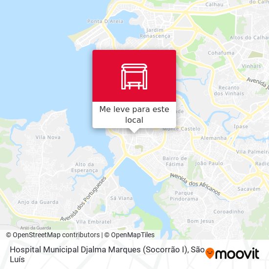 Hospital Municipal Djalma Marques (Socorrão I) mapa