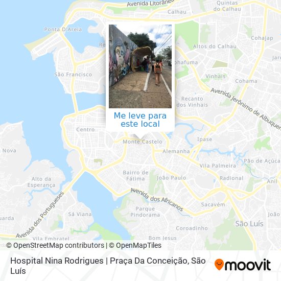 Hospital Nina Rodrigues | Praça Da Conceição mapa