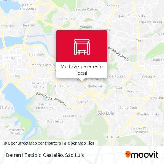 Detran | Estádio Castelão mapa