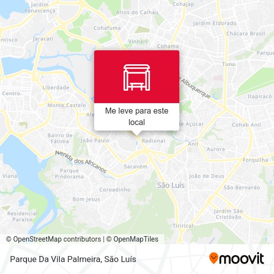 Parque Da Vila Palmeira mapa