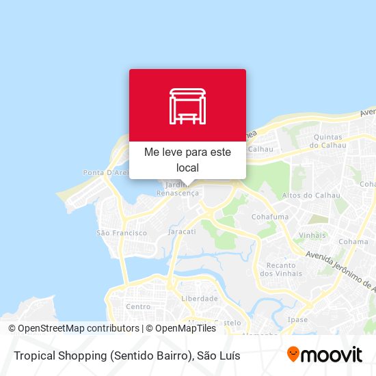 Tropical Shopping (Sentido Bairro) mapa